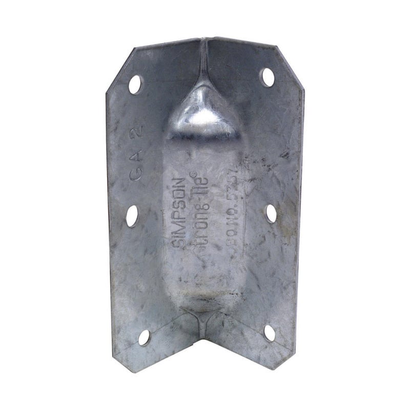 Simpson Strong-Tie 1.3 in. W X 3.3 in. L Galvanized Steel Gusset Angle