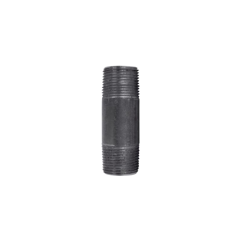 STZ Industries 3/4 in. MIP each X 3/4 in. D MIP Black Steel 3 in. L Nipple