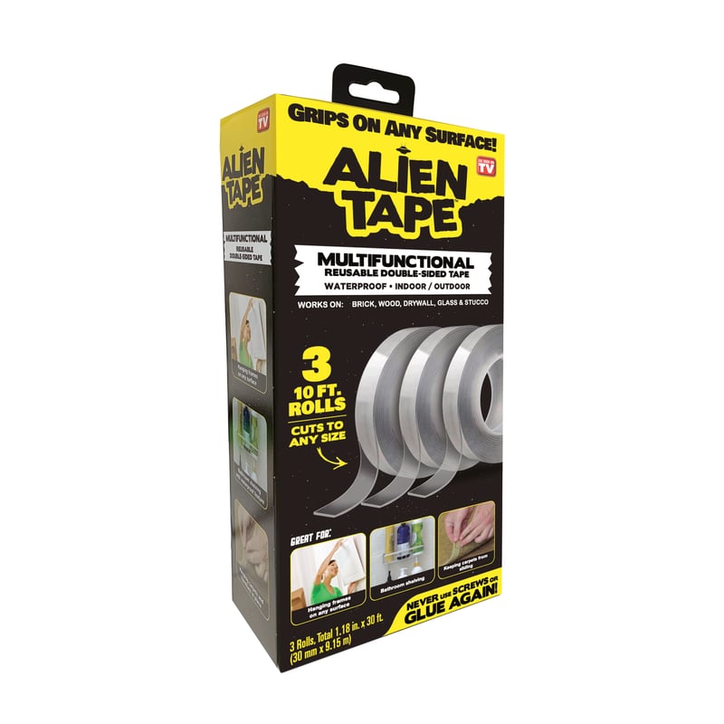 Alien Tape 120 in. L X 1.18 in. W Double-Sided Tape