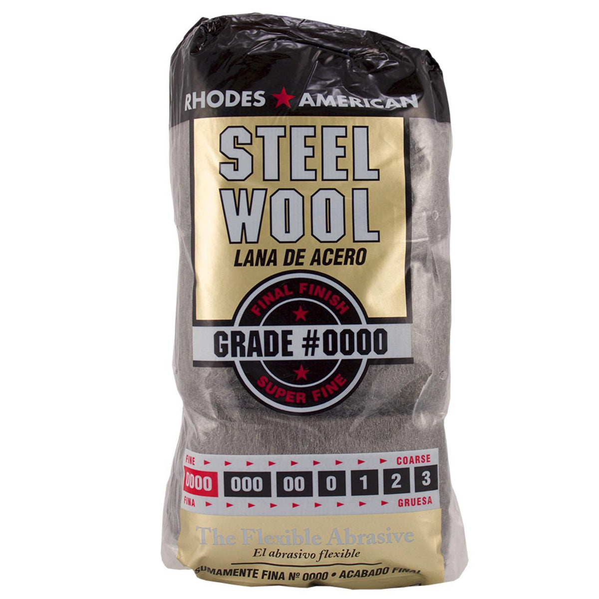 STEEL WOOL PAD#0000 12PK