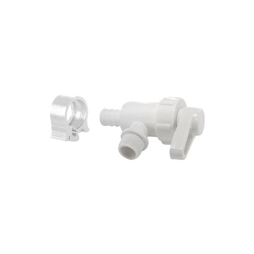 Flair-It PexLock 1/2 in. PEX X 3/8 in. Compression Plastic Angle Stop Valve