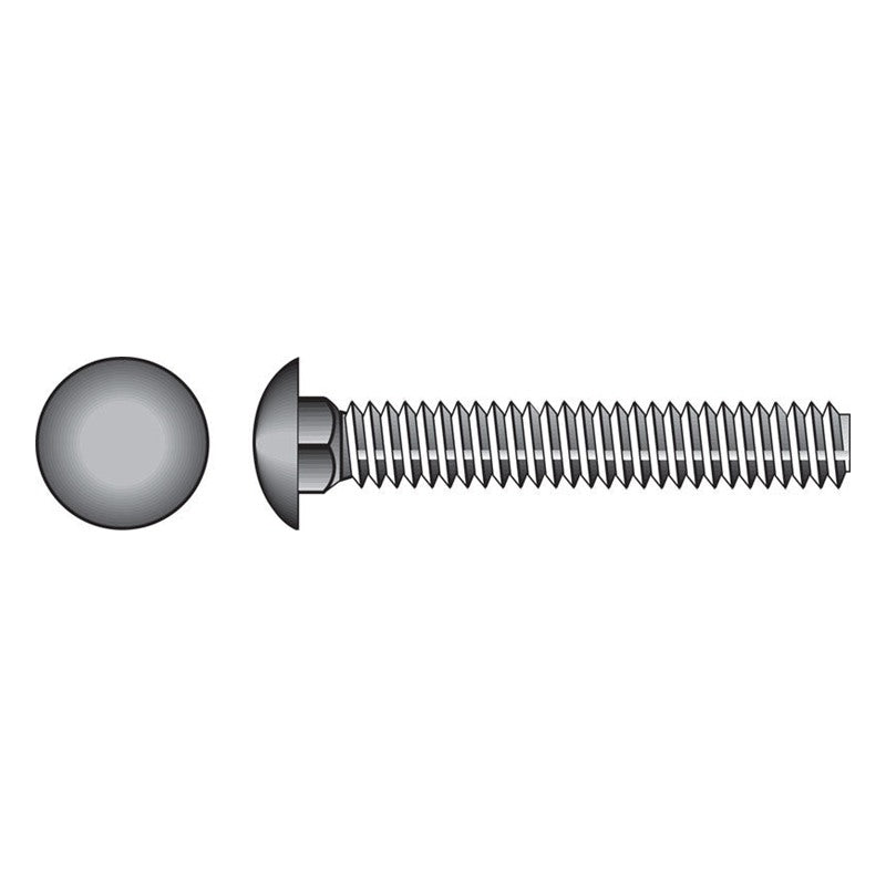 HILLMAN 5/16 in. X 1-1/2 in. L Stainless Steel Carriage Bolt 50 pk