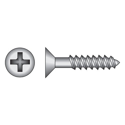 HILLMAN No. 10 X 2 in. L Phillips Black Phosphate Twin Thread Cabinet Screws 1 pk
