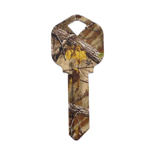 HILLMAN RealTree Green House/Office Universal Key Blank Single Green