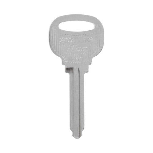 HILLMAN Traditional Key Automotive Key Blank Double For Ford Silver