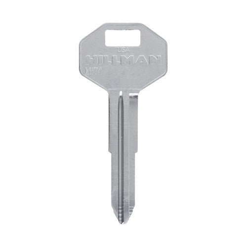 HILLMAN Traditional Key Automotive Key Blank Double For Mitsubishi Silver