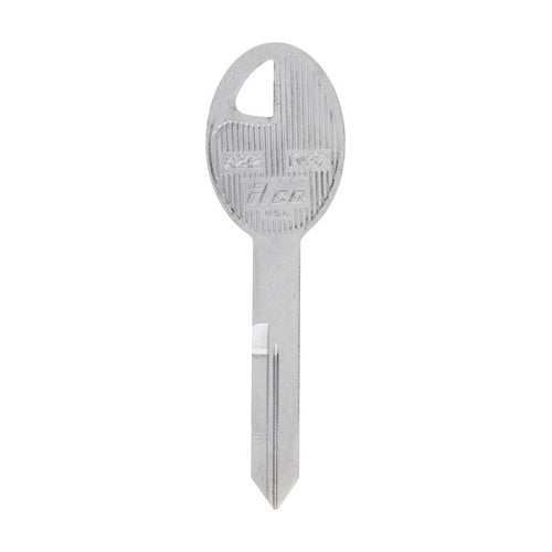 HILLMAN Traditional Key Automotive Universal Key Blank Double For Nissan Silver