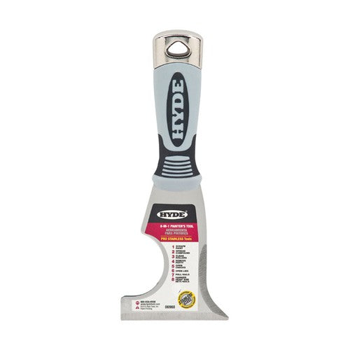 Hyde Pro Stainless 3 in. W Stainless Steel Stiff Multi Tool