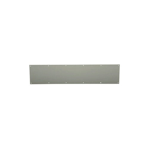Ives 34 in. L Satin Gray Stainless Steel Push Plate 1 pc