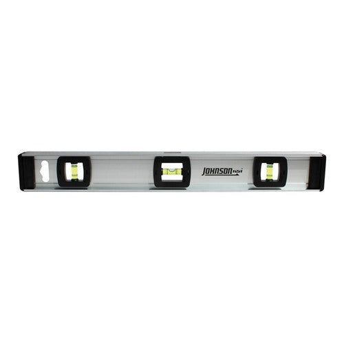 Johnson 18 in. Aluminum I-Beam Level 3 vial