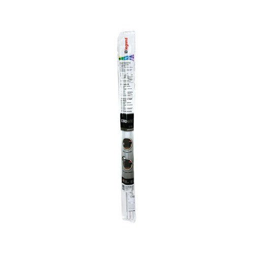 Legrand Cordmate White Plastic Cord and Cable Organizer Kit