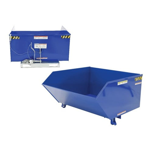 Low Profile 90 Degrees Self-dumping Steel Hoppers