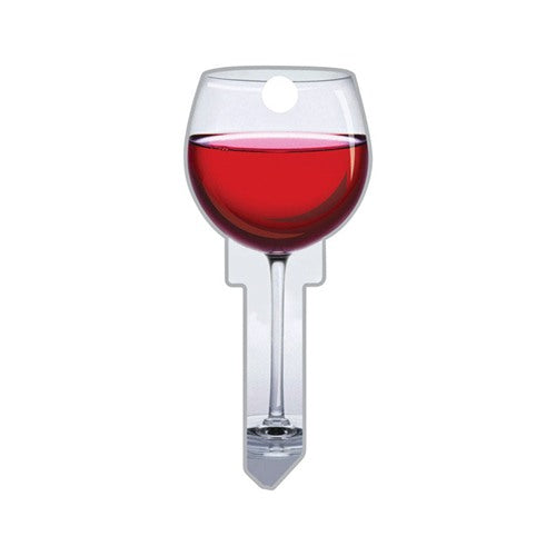 Lucky Line Key Shapes Red Wine House Key Blank Single For Schlage Multicolored