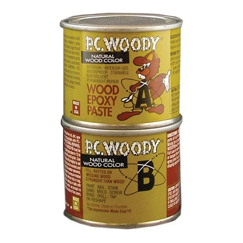 PC-Woody Tan Two Part Wood Epoxy Paste 12 oz