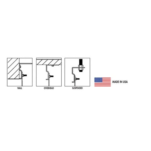 Singer Safety Prod. Universal Strip Door Hardware