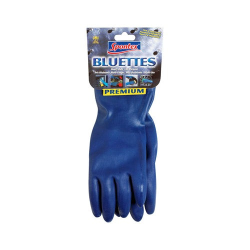 Spontex Bluettes Neoprene Cleaning Gloves S Blue 1 pk