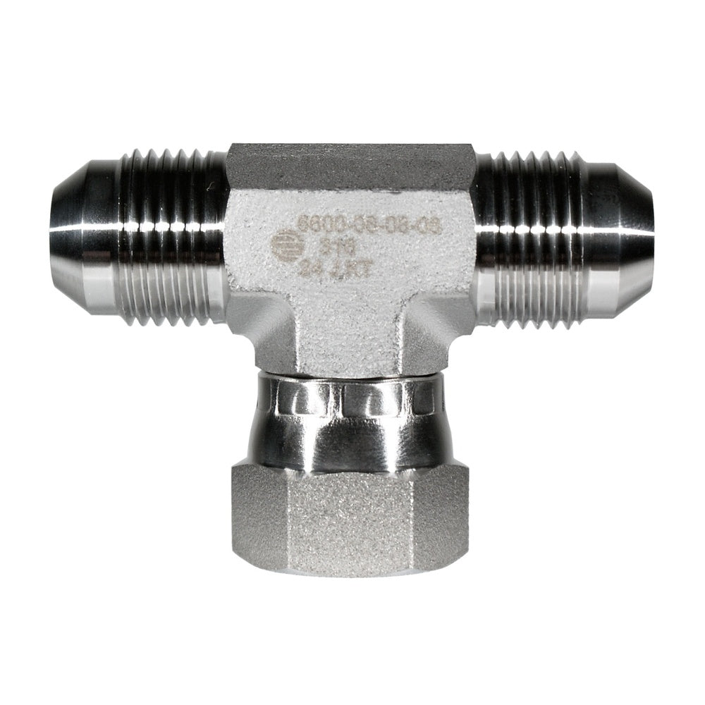 Male JIC 37° to Female JIC 37° Swivel Branch Tee