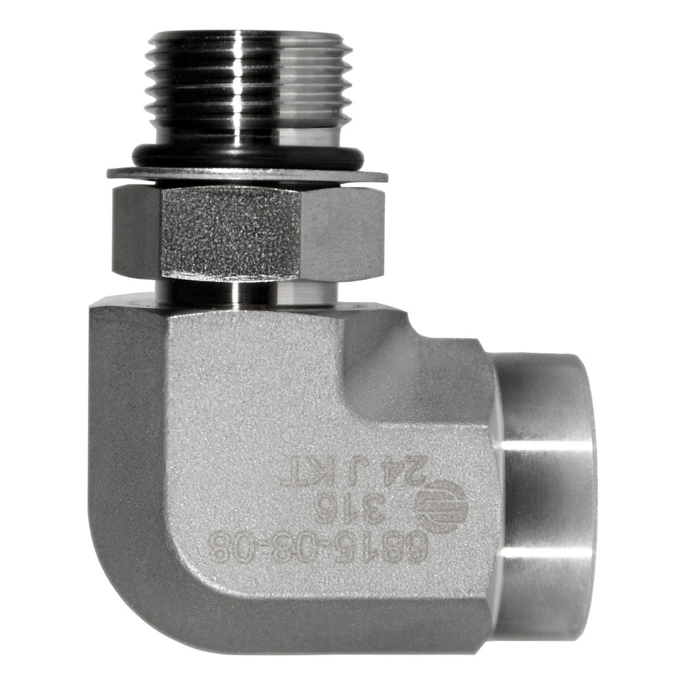 Male SAE O-Ring Boss to Female SAE O-Ring Boss Elbow