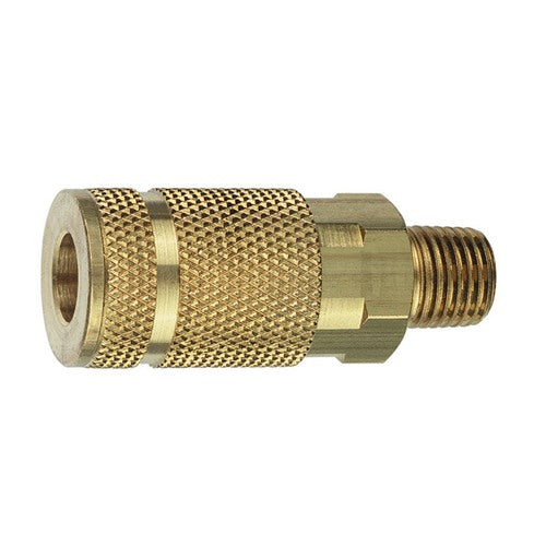 Tru-Flate Brass Quick Change Coupler 1/4 in. Male 1 pc