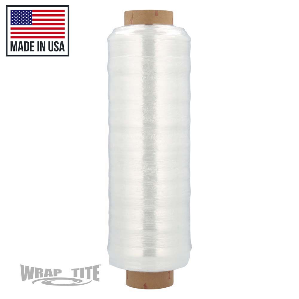 17 x 1500, Hand Vented Stretch, stiff film with large holes, 4 rolls per case, 48CS/plt