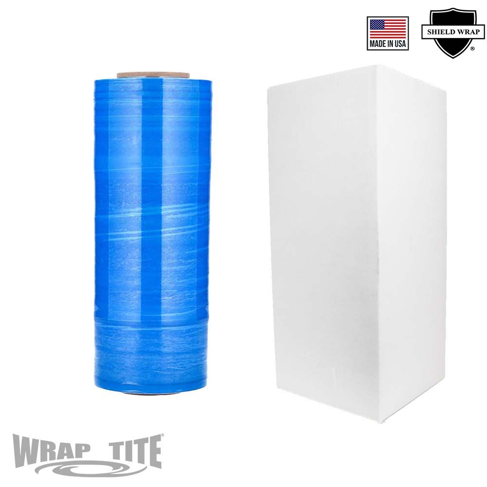20 x 5000 x 80, 40 RLS/plt Machine Cast Tinted Blue Boxed