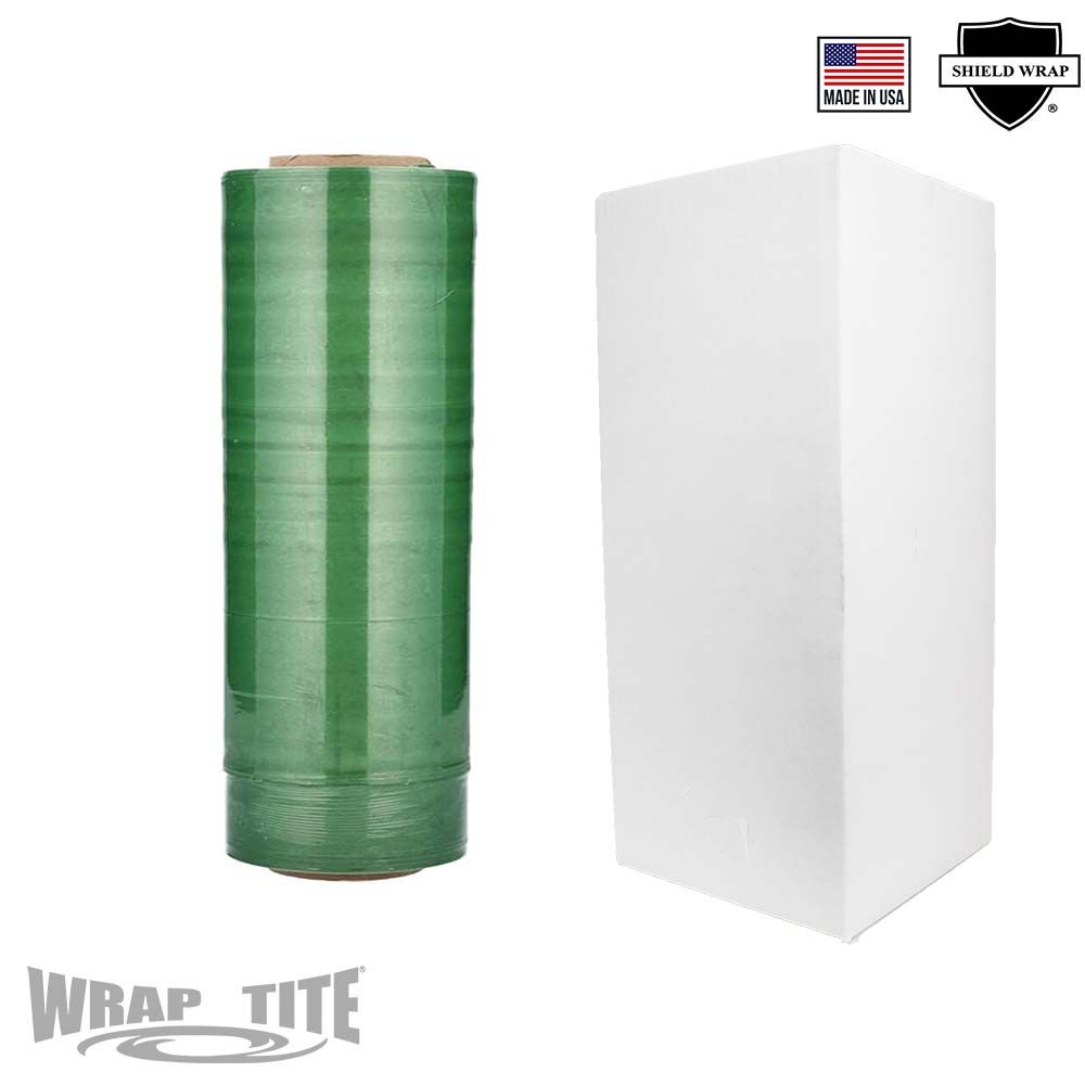 20 x 5000 x 80, 40 RLS/plt Machine Cast Tinted Green Boxed