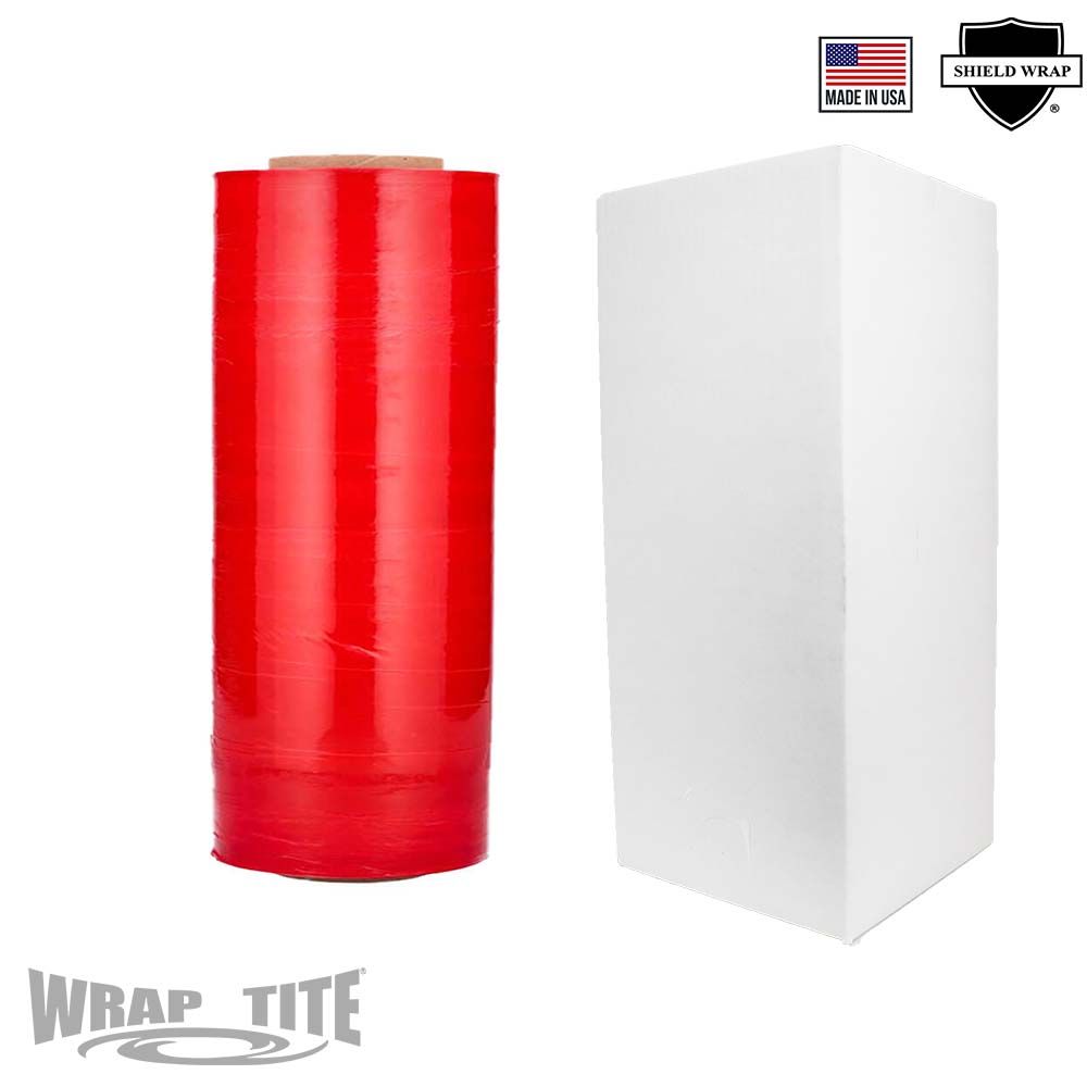 20 x 5000 x 80, 40 RLS/plt Machine Cast Tinted Red Boxed