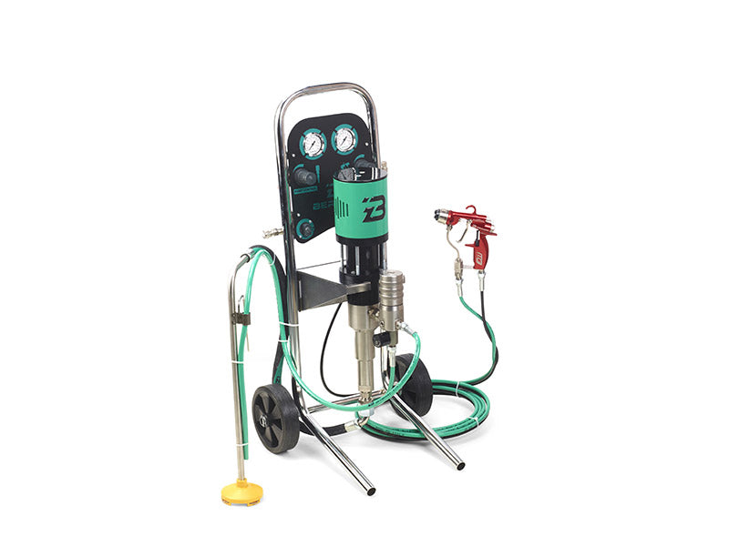 Berizzi Apollo 303 pneumatic piston pump used in airless spray finishing systems