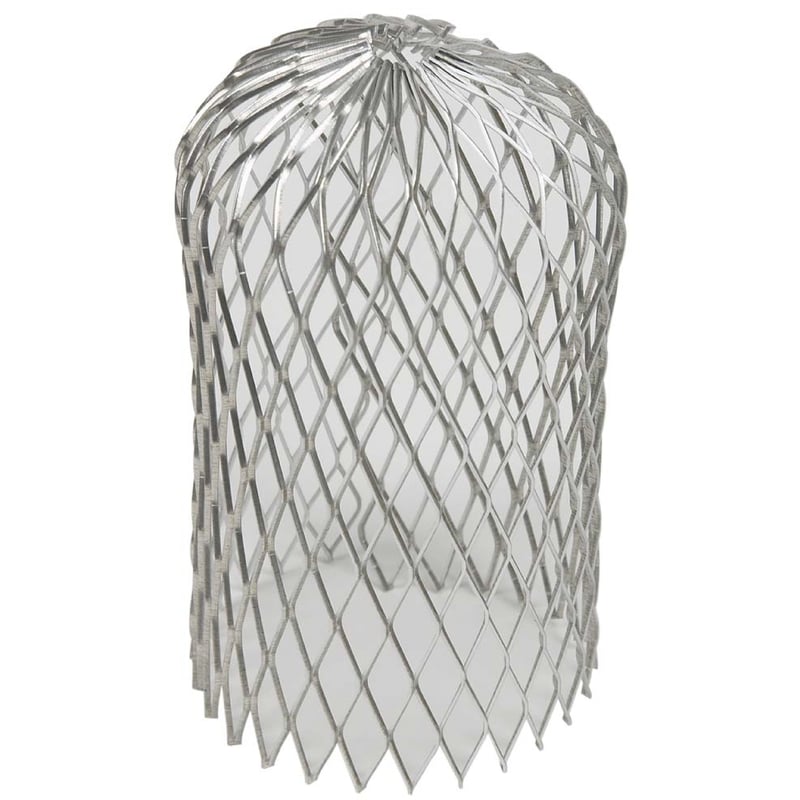 Amerimax 3.5 in. W X 3.5 in. L Gray Aluminum Gutter Strainer 1 pk