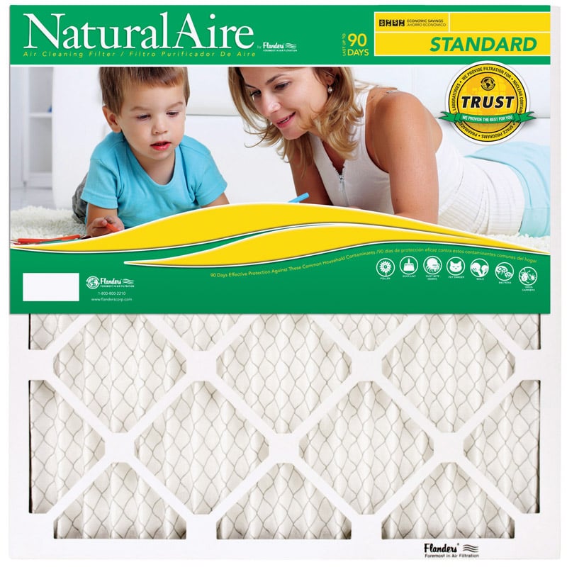 NaturalAire 21-1/2 in. W X 23-1/2 in. H X 1 in. Synthetic 8 MERV Pleated Air Filter 1 pk