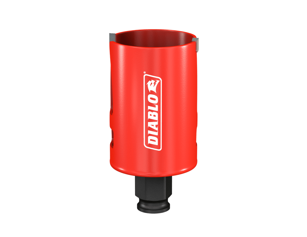 Diablo Demo Demon 1-3/4 in. Carbide Tipped Rough-In 2-3/8 in. L Hole Saw
