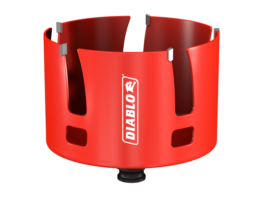 Diablo Demo Demon 4 in. Carbide Tipped Rough-In 2-3/8 in. L Hole Saw