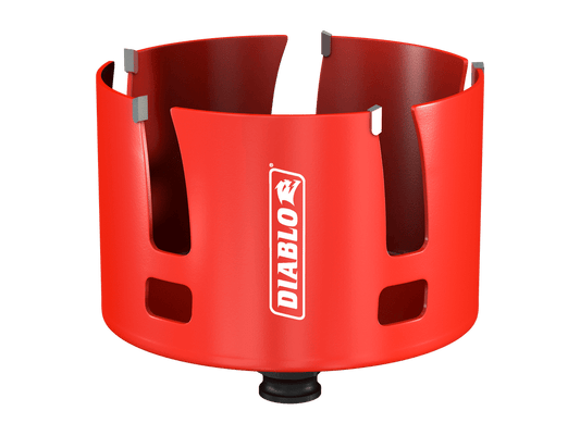 Diablo Demo Demon 4 in. Carbide Tipped Rough-In 2-3/8 in. L Hole Saw