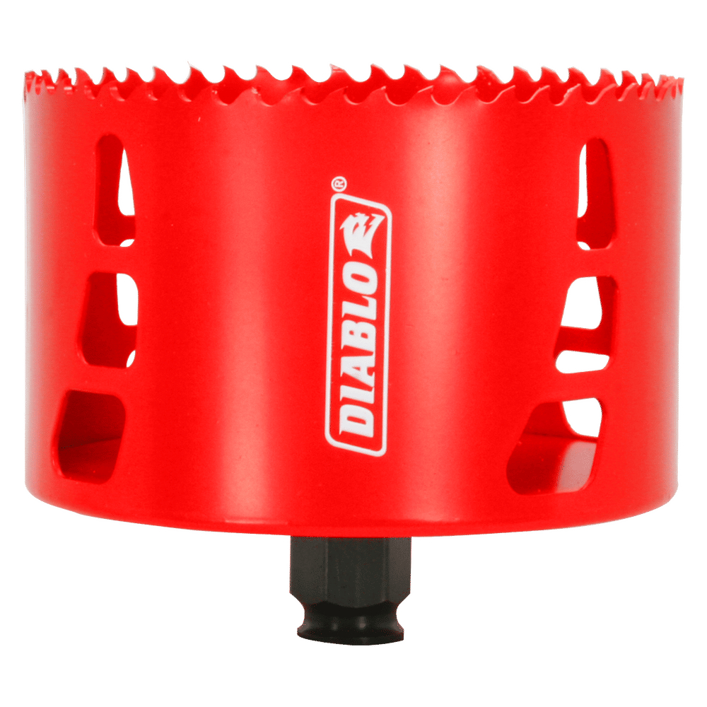 Diablo Snap-Lock Plus 4-1/8 in. Bi-Metal 2-3/8 in. L Hole Saw Arbor Included