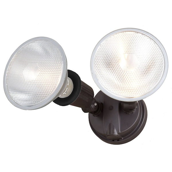 Vaxcel Bronze 2-Light Outdoor Security Floodlight Mfr T0690