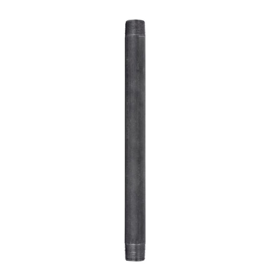 STZ Industries 3/4 in. MIP each X 3/4 in. D MIP Black Steel 12 in. L Nipple
