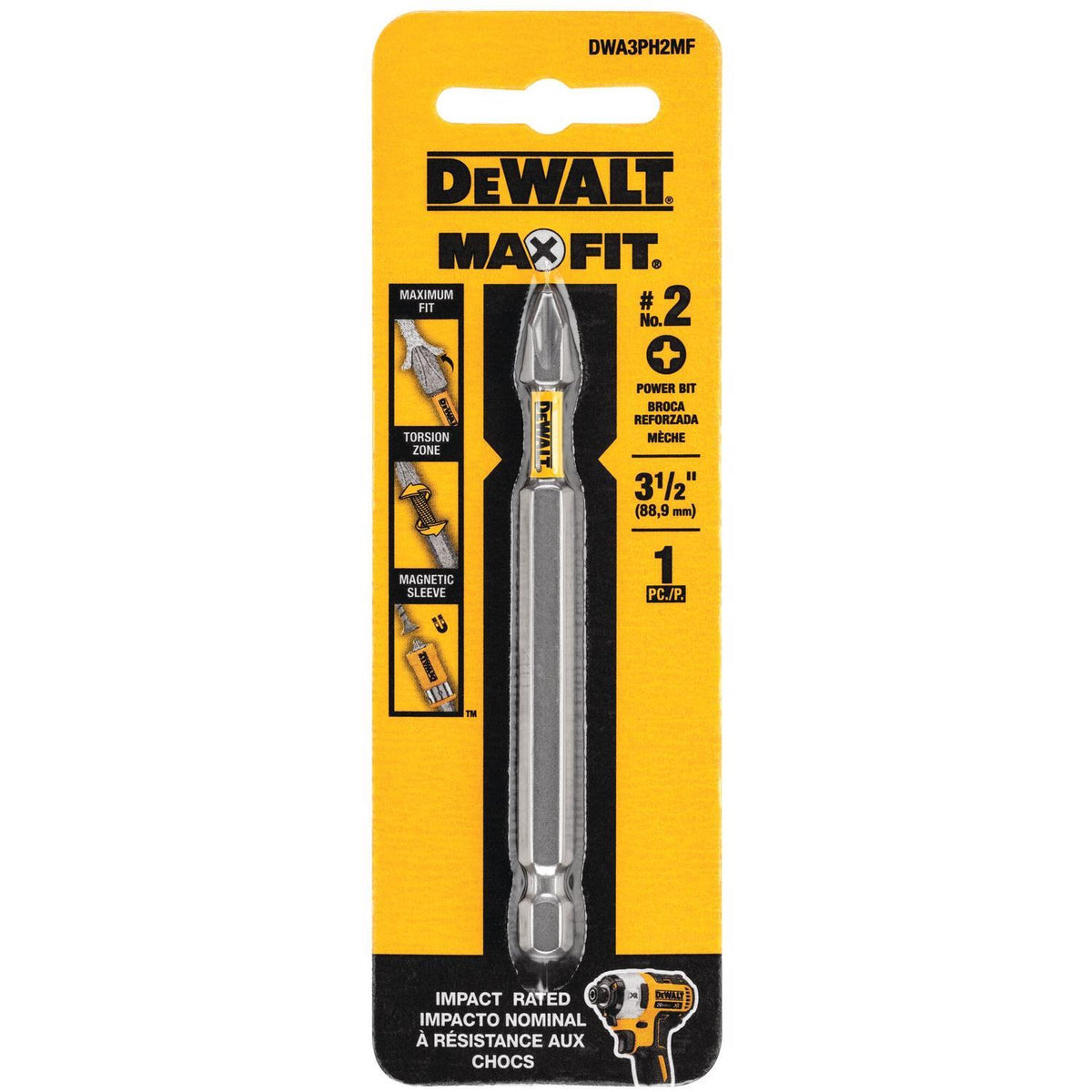 DW PH #2 BIT 3.5"