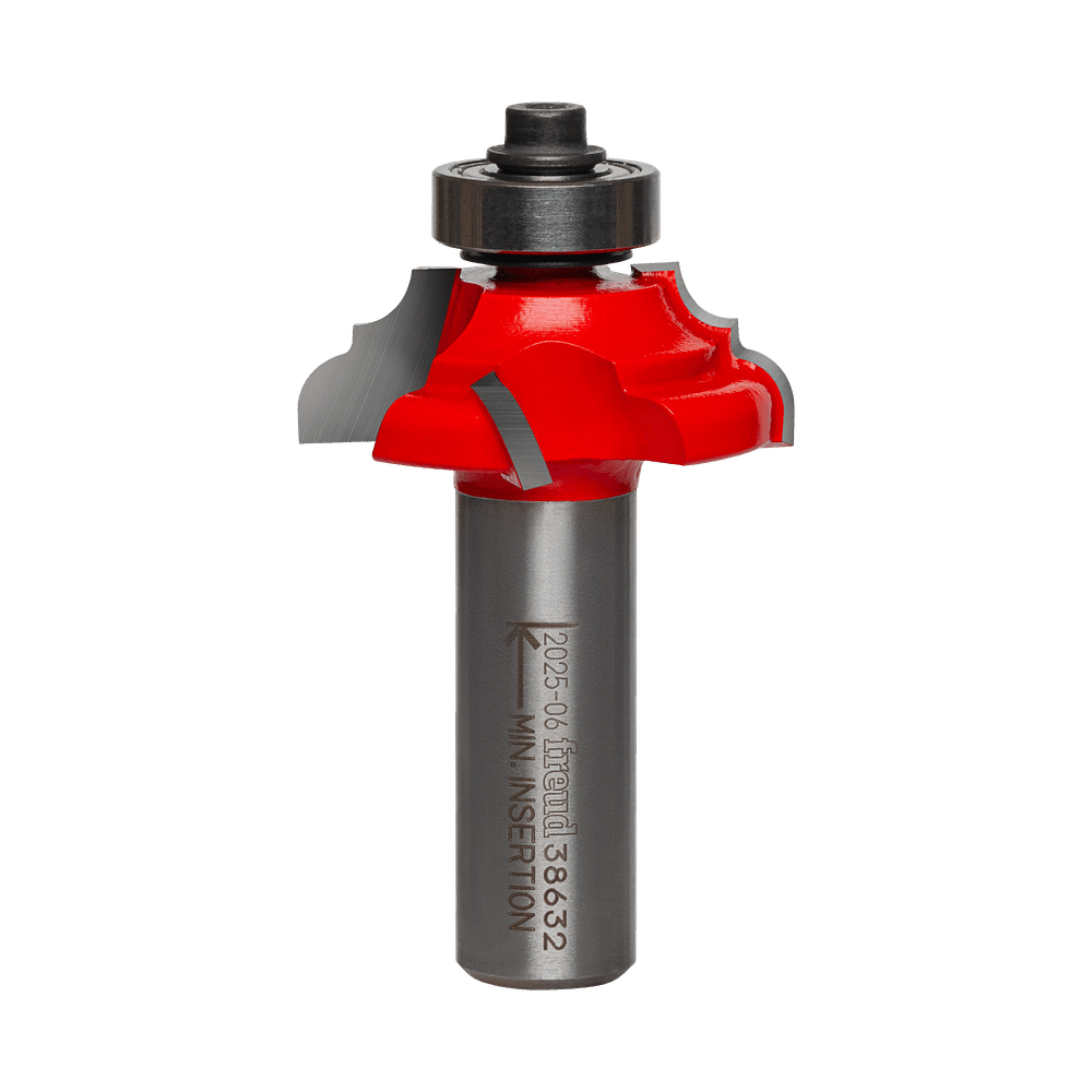 Freud 1-1/8 in. D X 1-1/8 in. X 2-9/16 in. L Carbide Classical Cove & Round Router Bit