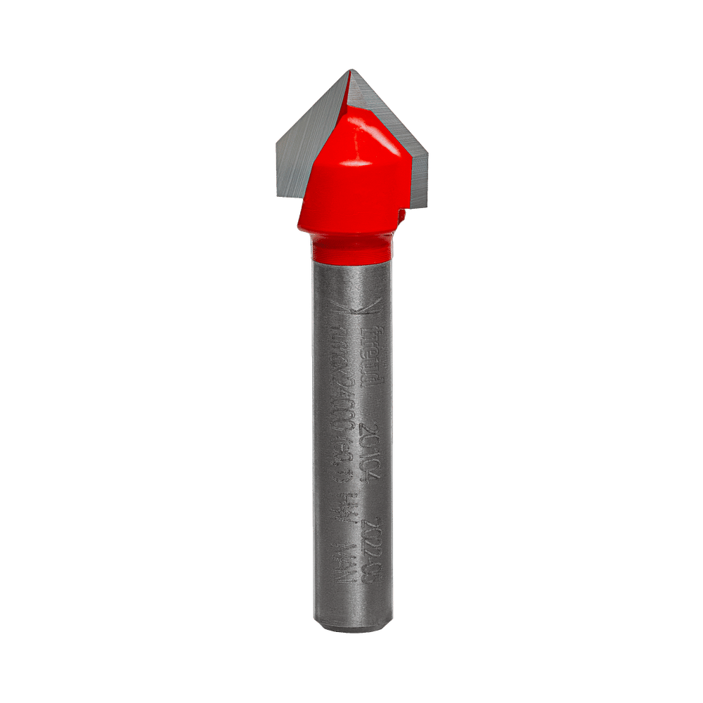 Freud 1/2 in. D X 1/2 in. X 1-3/4 in. L Carbide V Grooving Router Bit