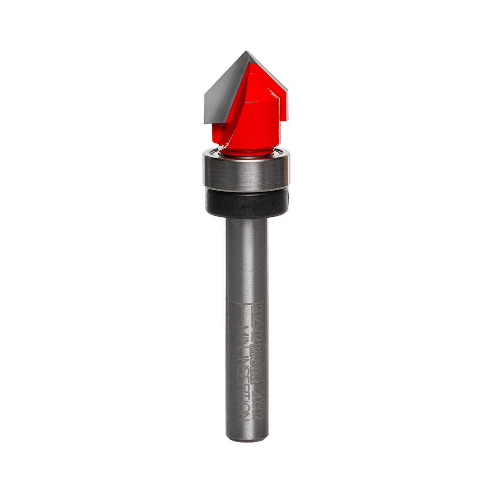 Freud 1/2 in. D X 1/2 in. X 2-1/4 in. L Carbide V Grooving Router Bit