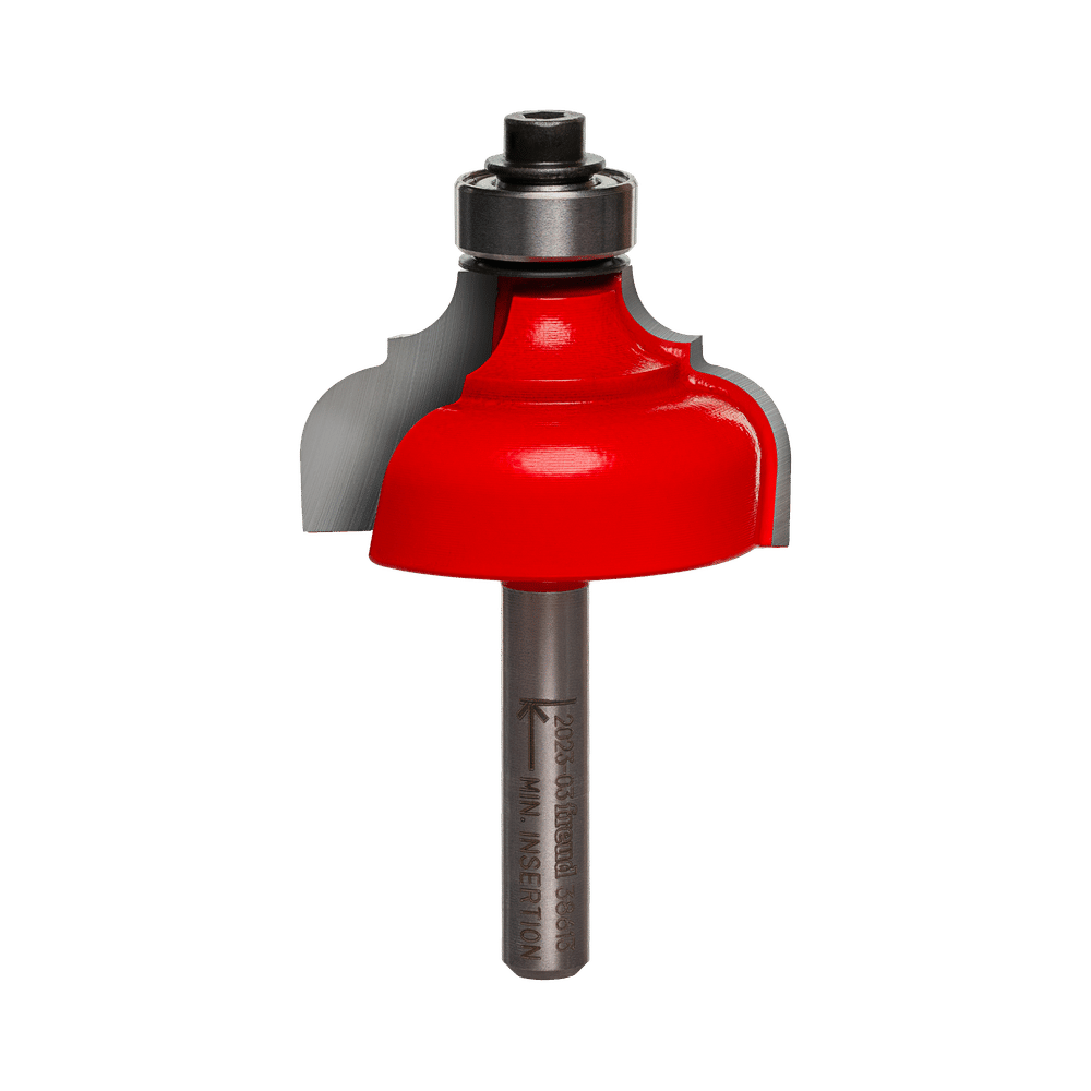 Freud 1-3/8 in. D X 2-1/4 in. L Carbide Classical Cove & Round Router Bit