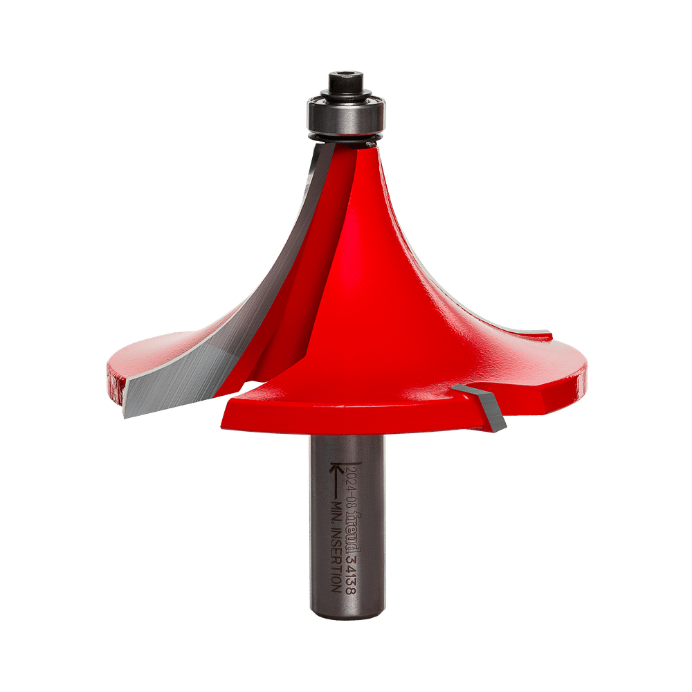 Freud 3-1/4 in. D X 1-3/8 in. X 3-3/8 in. L Carbide Rounding Over Router Bit