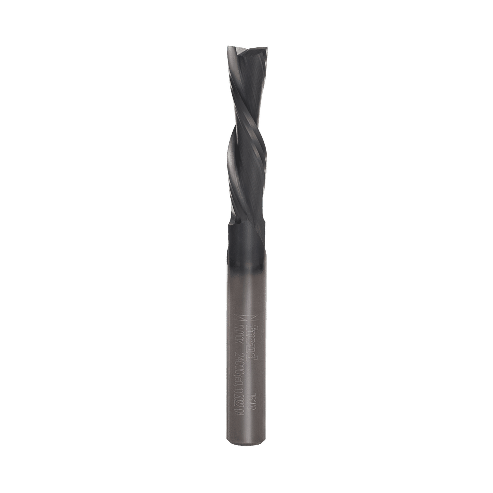 Freud 1/4 in. D X 1/4 in. X 2-1/2 in. L Carbide Down Spiral Router Bit
