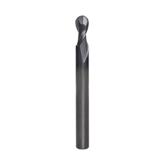 Freud 1/4 in. D X 1/8 in. X 2-1/2 in. L Carbide Tipped Ball Nose Up Spiral Bit