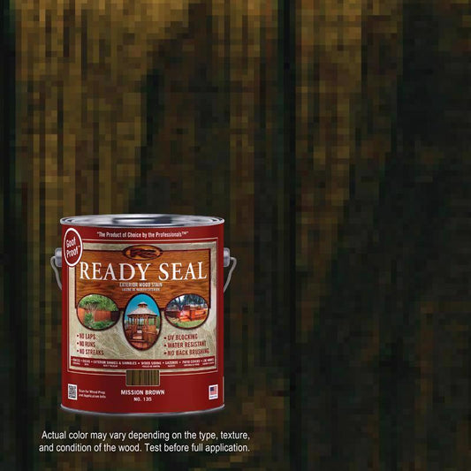 Ready Seal Goof Proof Semi-Transparent Flat Mission Brown Oil-Based Penetrating Wood Stain/Sealer 1