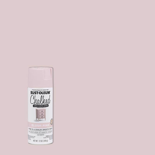 Rust-Oleum Chalked Matte Blush Pink Chalky Finish Paint 12 oz