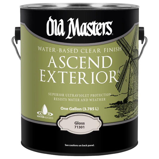Old Masters Ascend Exterior Gloss Clear Water-Based Finish 1 gal