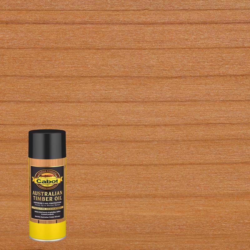 Cabot Australian Timber Oil Aerosol Transparent Honey Teak Oil-Based Penetrating Oil Australian Timb