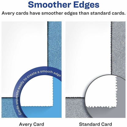 Avery® Sure Feed Postcards - 97 Brightness - 4" x 6" - 80 lb Basis Weight - 216 g/m² Grammage - Matte - FSC - 100 / Box