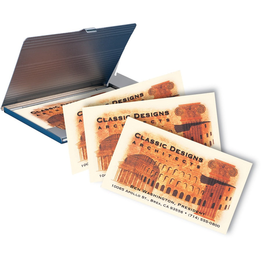 Avery® Sure Feed® Ivory Business Cards - 79 Brightness - A4 - 8 1/2" x 11" - 80 lb Basis Weight - 216 g/m² Grammage - Ma